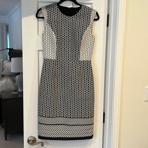 Women’s J. Crew paneled geometrical dress Size 2